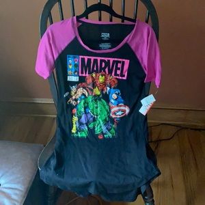 marvel comic pj long shirt